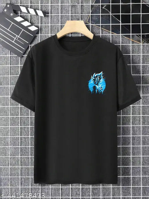 Goku Blue Saiyan Black Oversized Unisex T-shirt