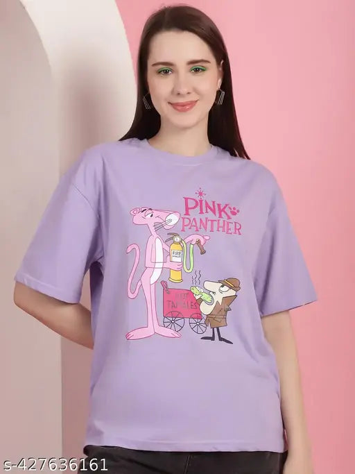 Pink Panther Hot Tamales Oversized Women's T-shirt