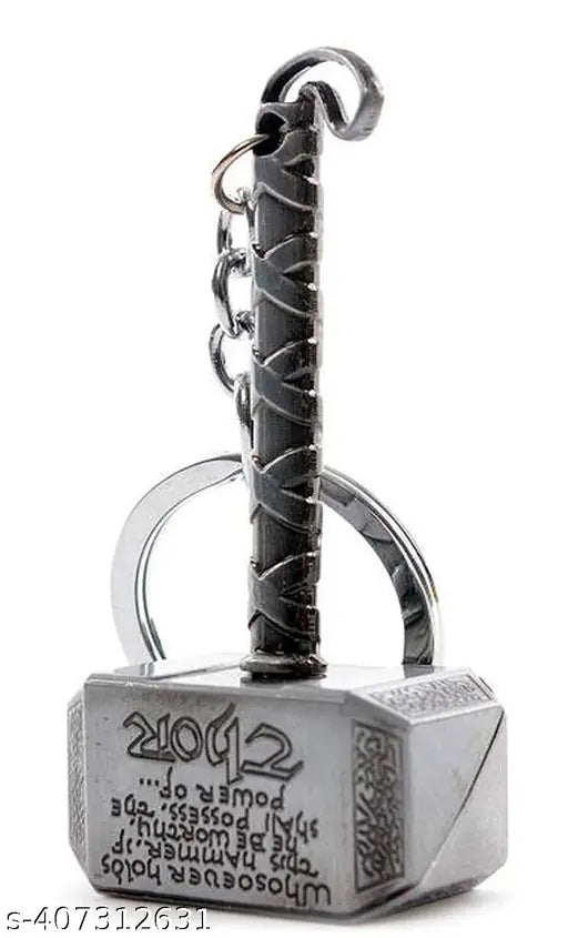 Thor Stormbreaker Axe and Mjolnir Hammer Keychains