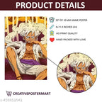 Set of 10 Anime Printed Wall Posters 8.3 x 11.7 Inches Set 2