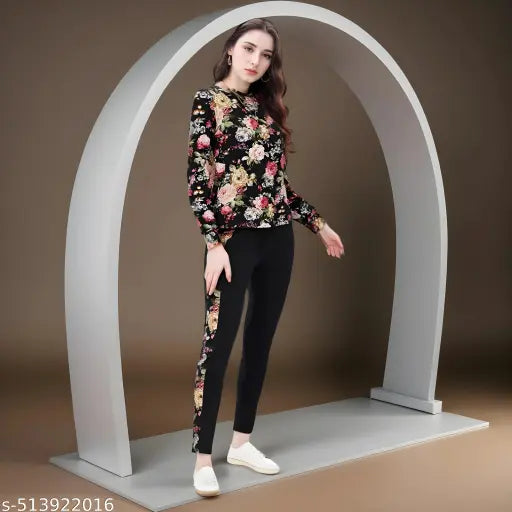 Trendy Print Women's Active Wear Set (Multi Variant)