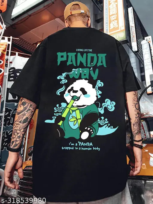 Basic Quality Panda Way Oversized Unisex T-shirt