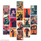 Anime Wall Posters | 11 x 15 cm | Pack of 16 | Set 3