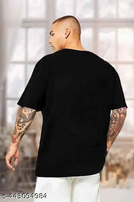 Nolan Batman Logo Cotton Black T-Shirt