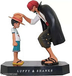 One Piece Luffy and Shanks Action Figure Father Day Gift