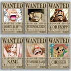 One of Piece Anime Wanted Posters Pack of 10 A4 Size