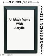 Christiano Ronaldo A4 Size Printed Photo Frame 9 x 14 Inch