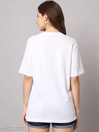 Abstract Waves Oversized Women's T-shirt