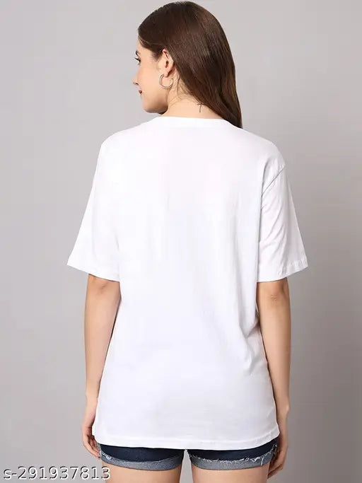 Abstract Waves Oversized Women's T-shirt