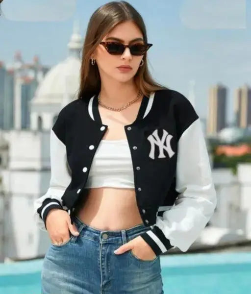 Classy New York Yankee Style Women's Jacket