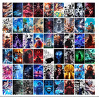 Mega Anime Collage Posters Collection Set of 54 | 4x6 inch