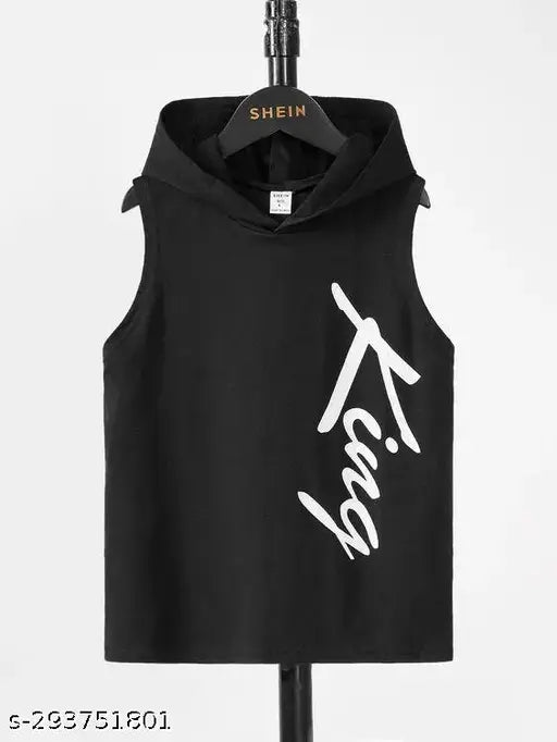 Sleeveless Gym Hoodie for Men