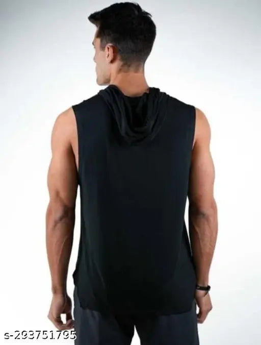 Sleeveless Gym Hoodie for Men