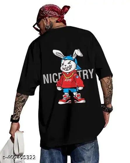 Basic Quality Nice Try Thug Bunny Oversized Unisex T- Shirt
