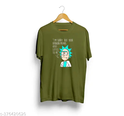 Basic Quality Rick Morty Your Opinion Means Very Little To Me Unisex T-shirt