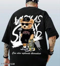 Basic Quality Oversized Unisex Skater Teddy Streetwear Backprint Tshirt