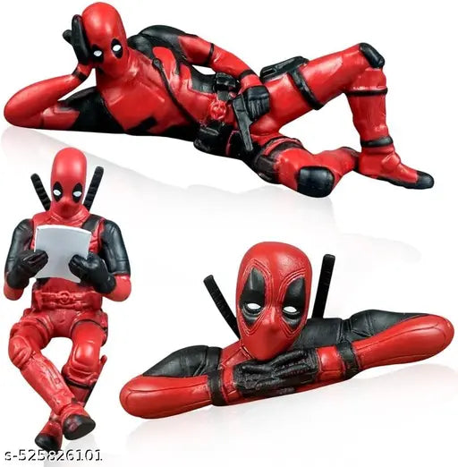 Deadpool 3 Pcs Action Figure Set