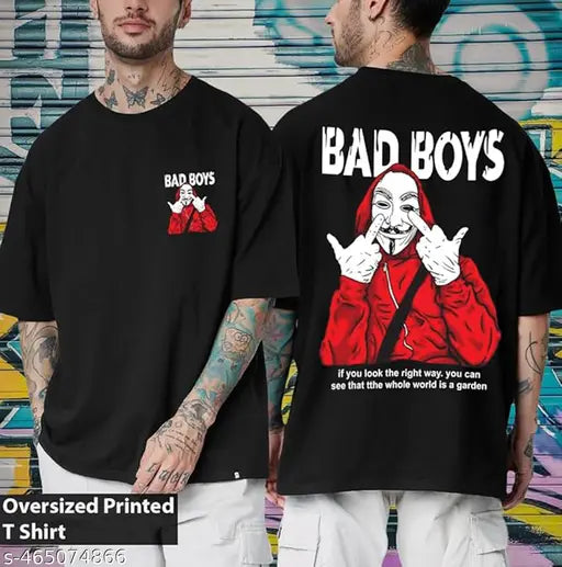Basic Quality Bad Boys Money Heist Oversized Unisex T-shirt