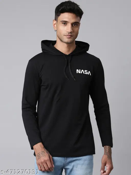 Basic Quality Nasa Flourish Printed Hoodie Sweatshirt