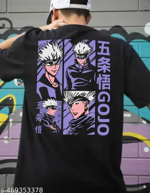 Basic Quality Anime Jujutsu Gojo Oversized Unisex T-shirt