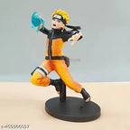 Anime Action Figure with Scroll and Rasen shuriken