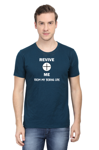 Xavi's PUBG Revive Men's Cotton Slogan / Quote Tshirt - Xavi's World