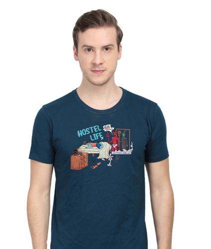 Xavi's Hostel Life Men's Cotton Tshirt (for India) - Xavi's World